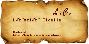 László Cicelle névjegykártya
